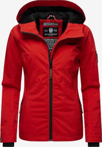 MARIKOO Between-season jacket 'Brombeere' in Red: front