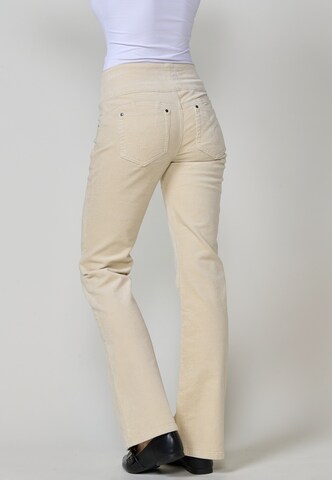 KOROSHI Bootcut Kalhoty – bílá