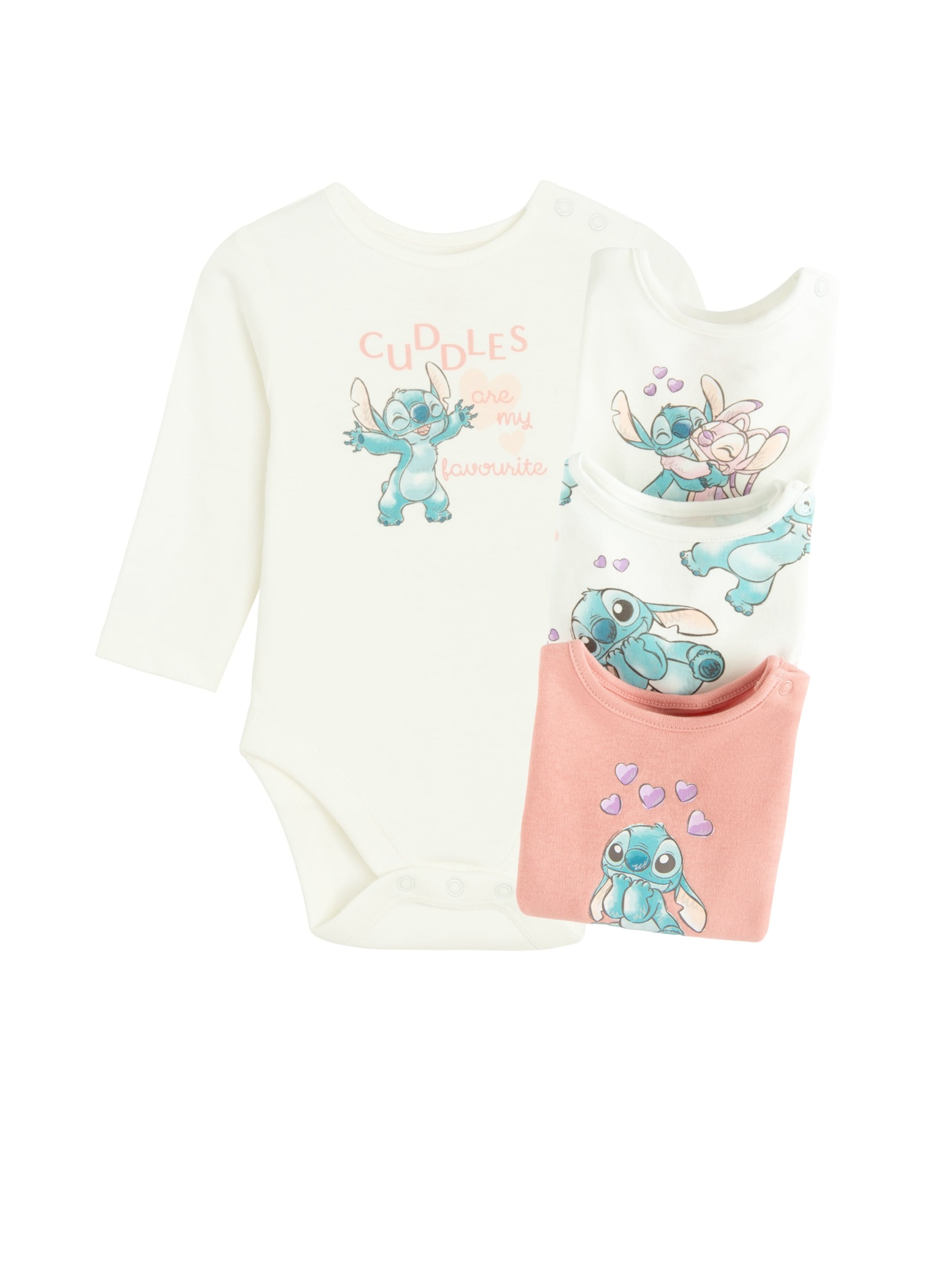 Tutina / body per bambino di Cool Club in rosa: frontale