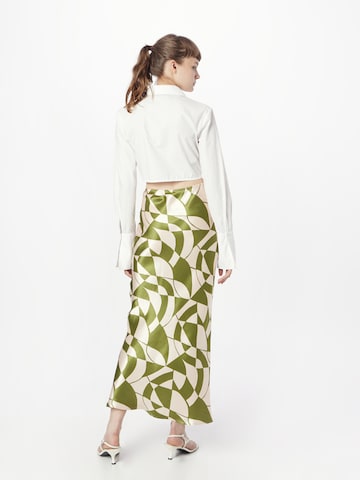 Fustă de la TOPSHOP pe verde