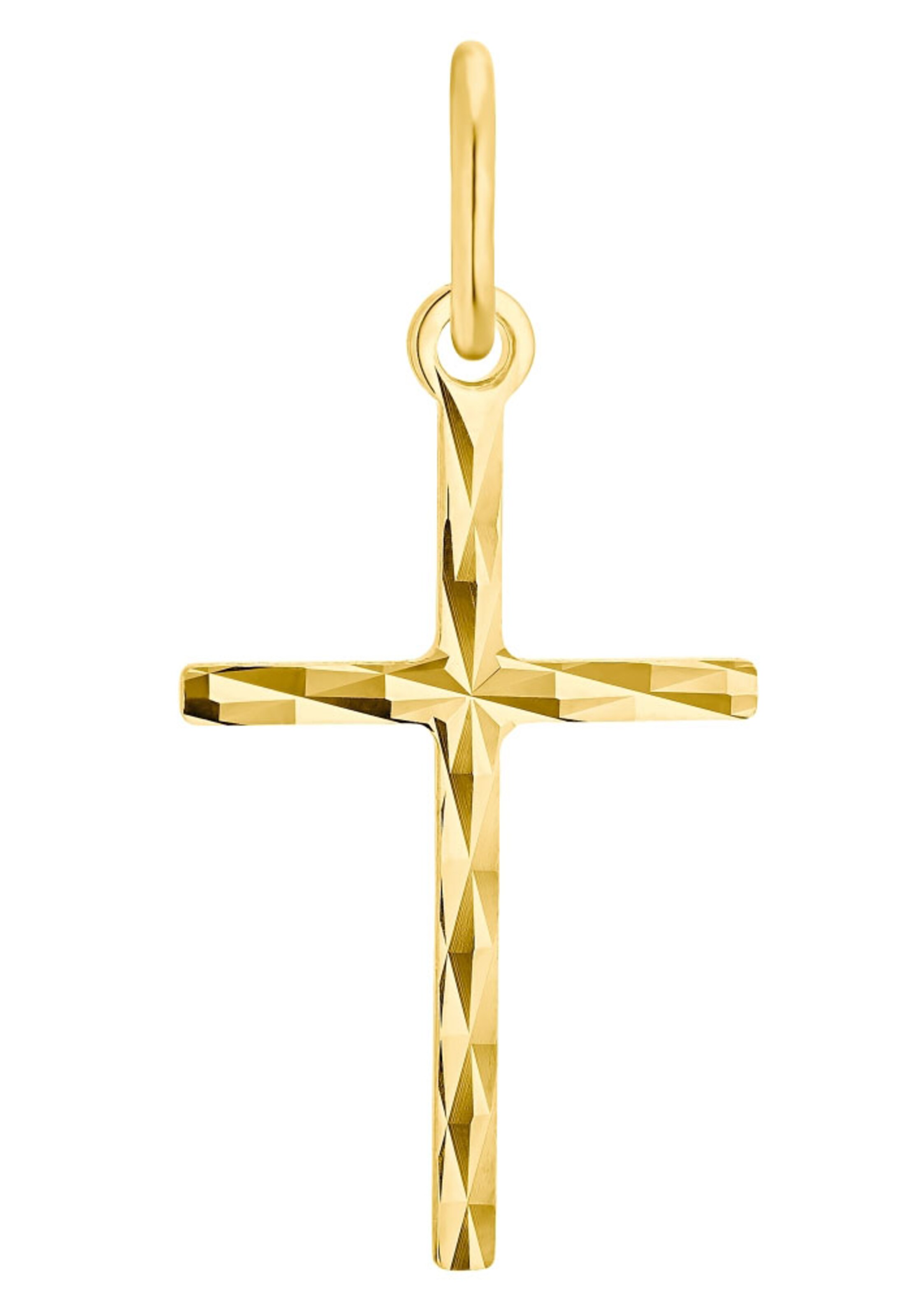 AMOR Pendant 'Kreuz' in Gold: front