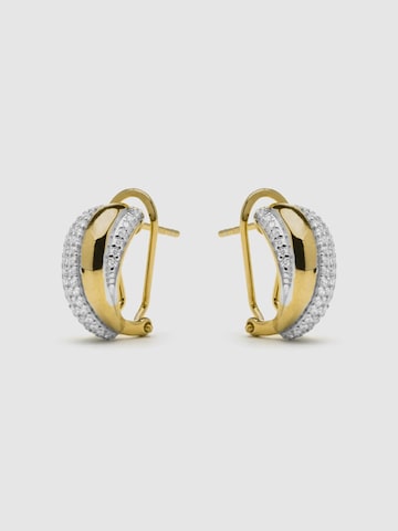 Luxenter Ohrringe 'Musi'‌‌‌‌‌‌‌‌‌‌ in Gold: Vorderseite