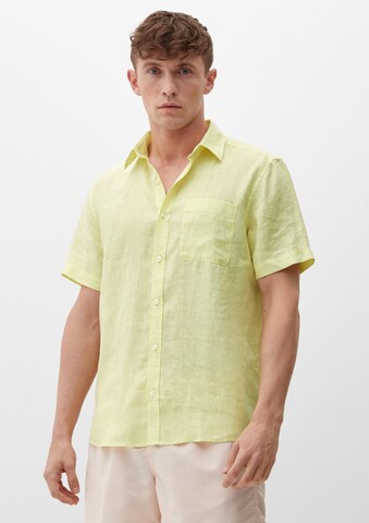 s.Oliver Regular fit Button Up Shirt in Yellow: front
