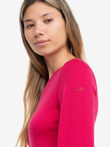 ICEBREAKER Λειτουργικό μπλουζάκι '200 Oasis' σε ροζ