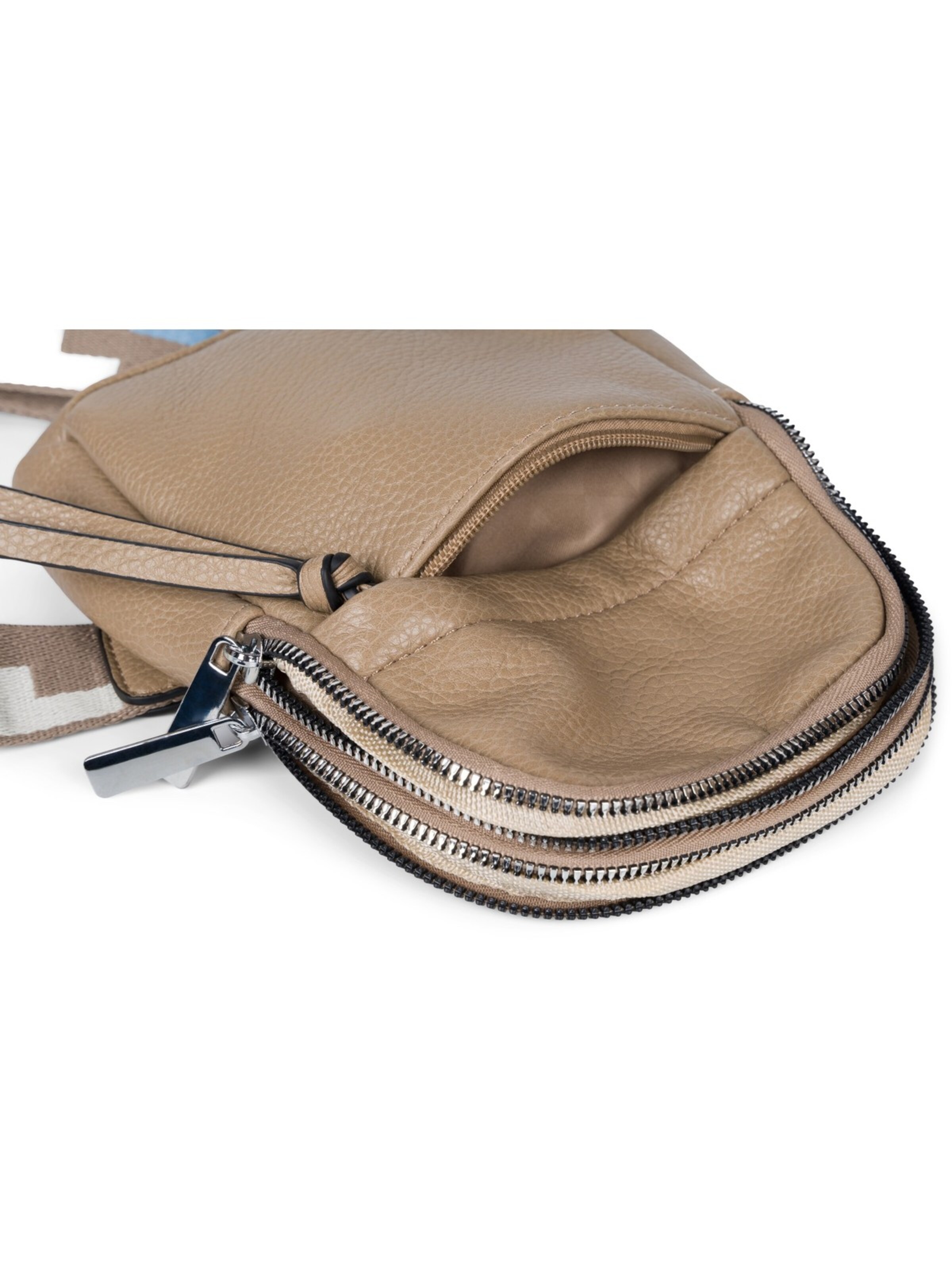 styleBREAKER Umhängetasche 'One Shoulder Rucksack Uni'‌ in Grau