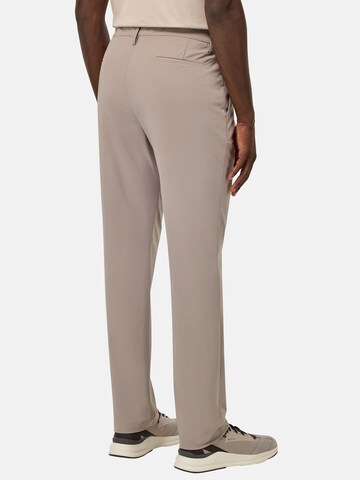 Boggi Milano Regular Pleat-front trousers in Grey