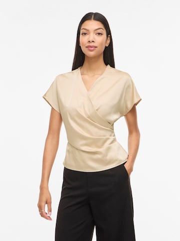 VILA Bluse 'VIElette' i beige: forside