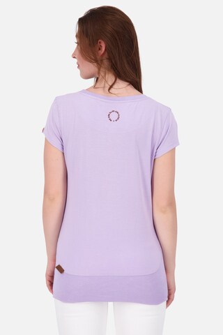 T-shirt Alife and Kickin en violet