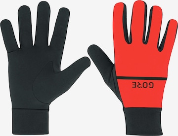 GORE WEAR Athletic Gloves 'R3' in Red: front