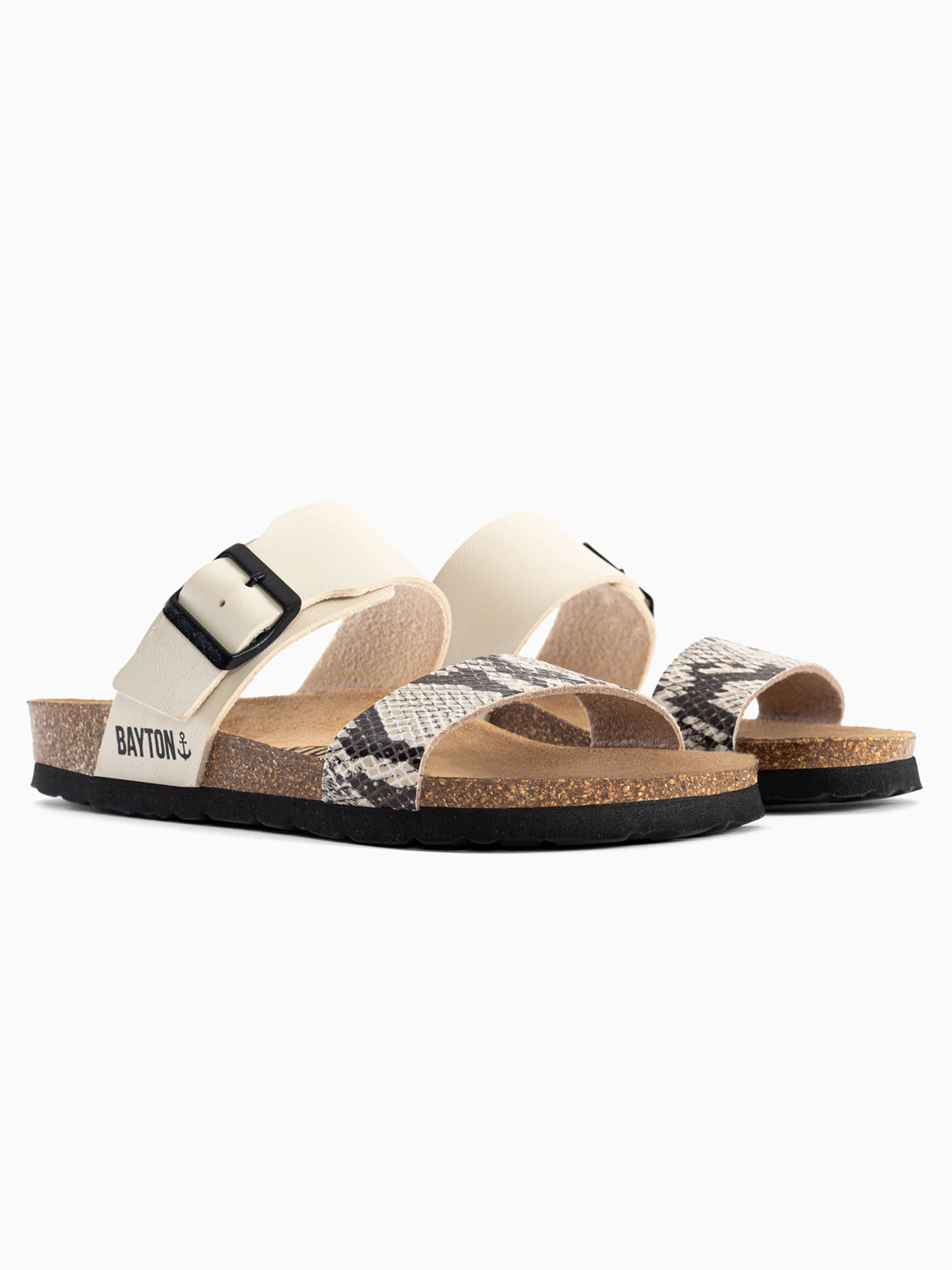 Bayton Pantolette 'Valence' i beige