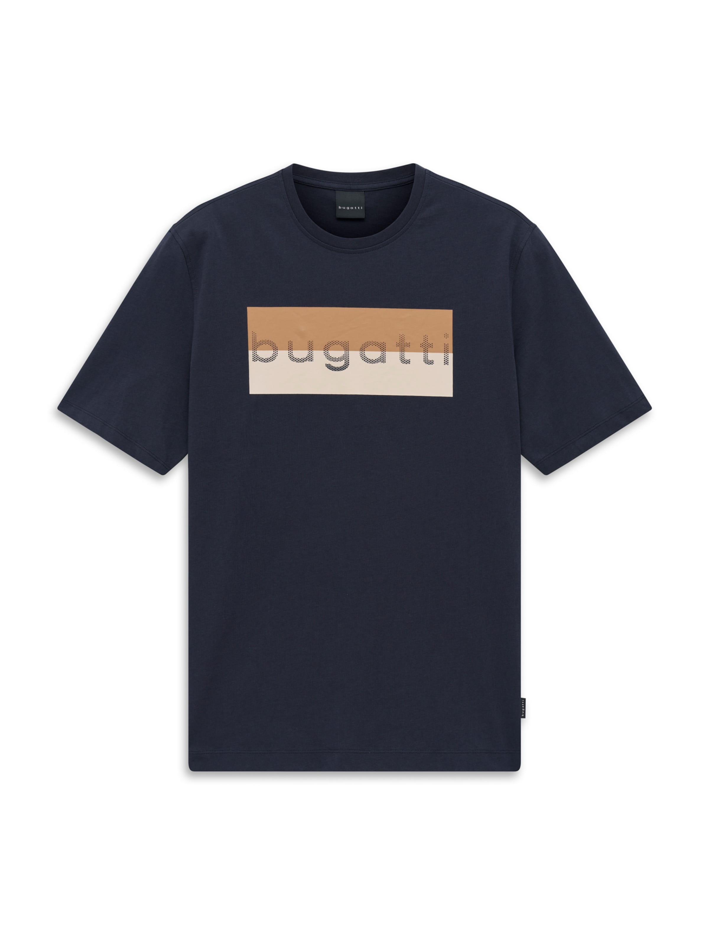 Tricou de la bugatti pe albastru: față