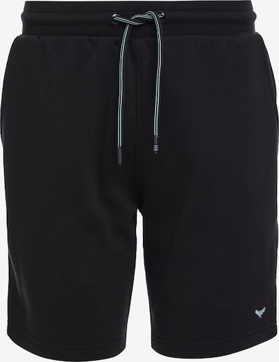 Pantaloni 'Bergamot' Threadbare pe negru / alb, Vizualizare produs