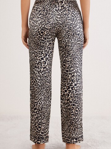 INTIMISSIMI Regular Pants 'A MOMENT OF GLAMOUR' in Brown