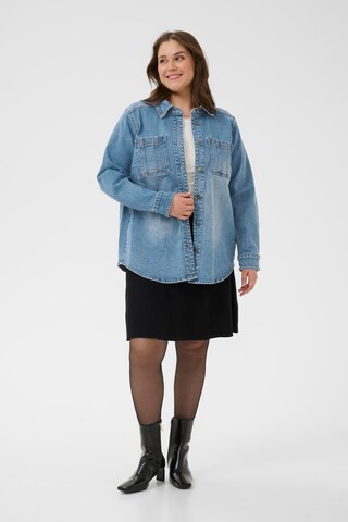 Veste mi-saison 'KCleoana' KAFFE CURVE en bleu