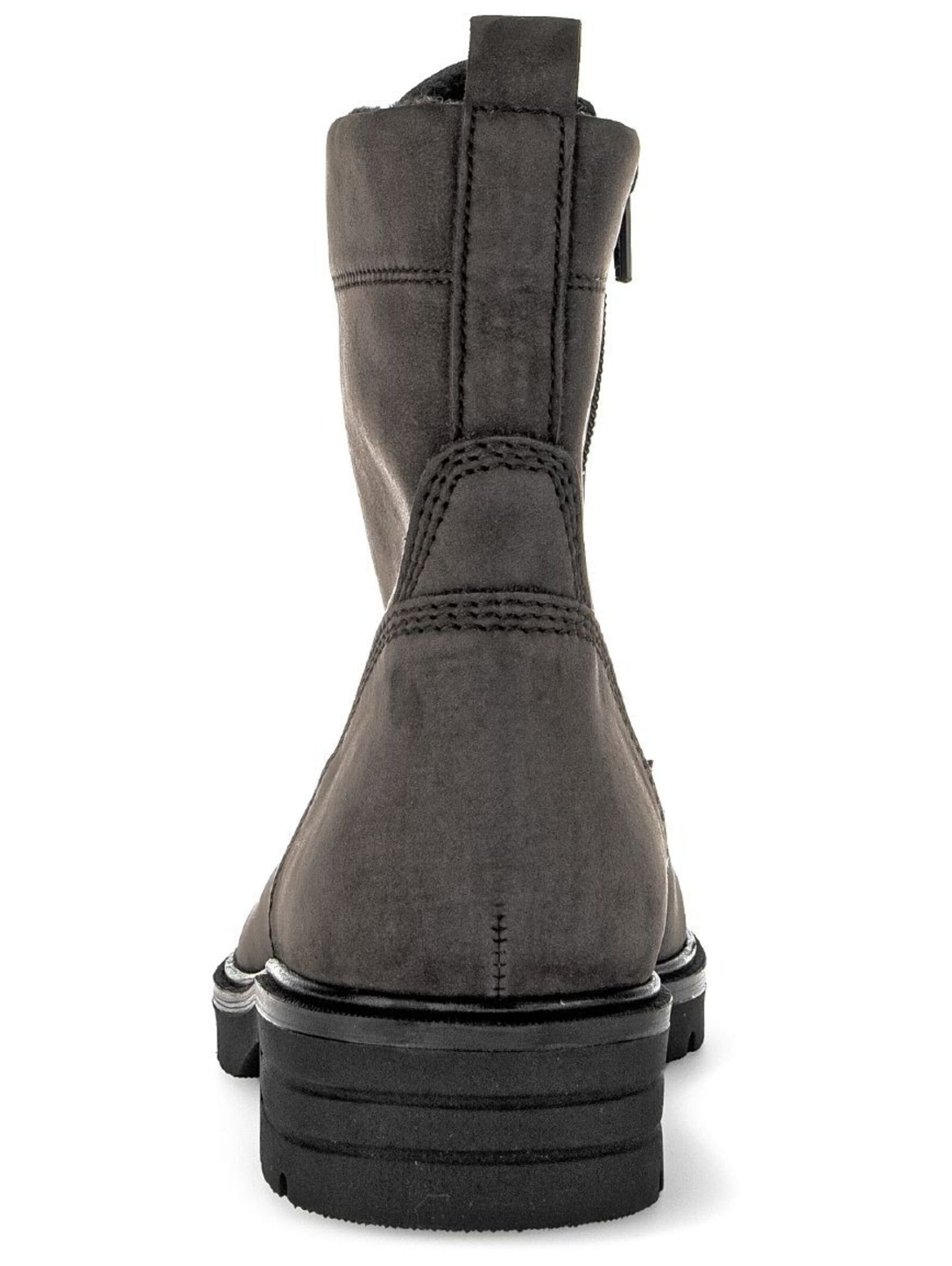 GABOR Lace-up bootie in Grey