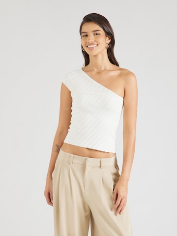 millane Top 'Angular' in White: front