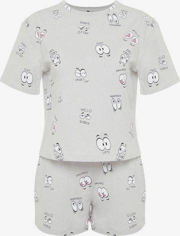 žalia Trendyol Pižama su šortais: priekis