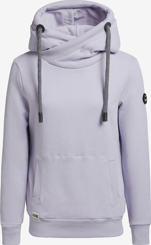 khujo Sweatshirt 'Rhabea' in Purple: front