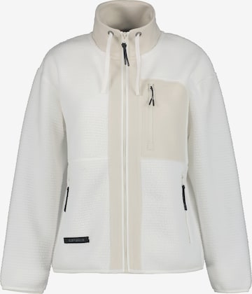 ICEPEAK Funktionsfleecejacke 'Agene' in Weiß: Vorderseite