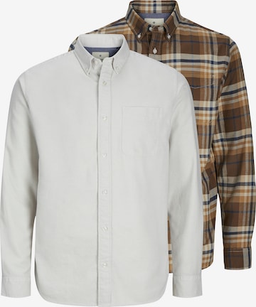 JACK & JONES Классический крой Рубашка 'Norris' в Смешанный: спереди
