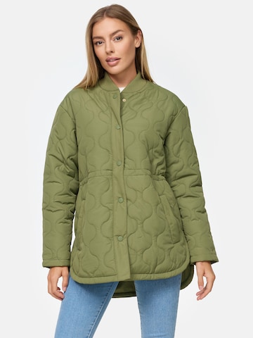 Threadbare Prehodna jakna 'Juliet' | zelena barva: sprednja stran