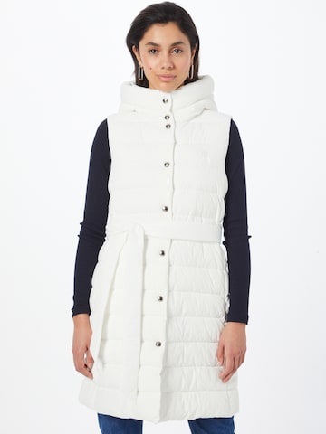 TOMMY HILFIGER Bodywarmer in Wit: voorkant