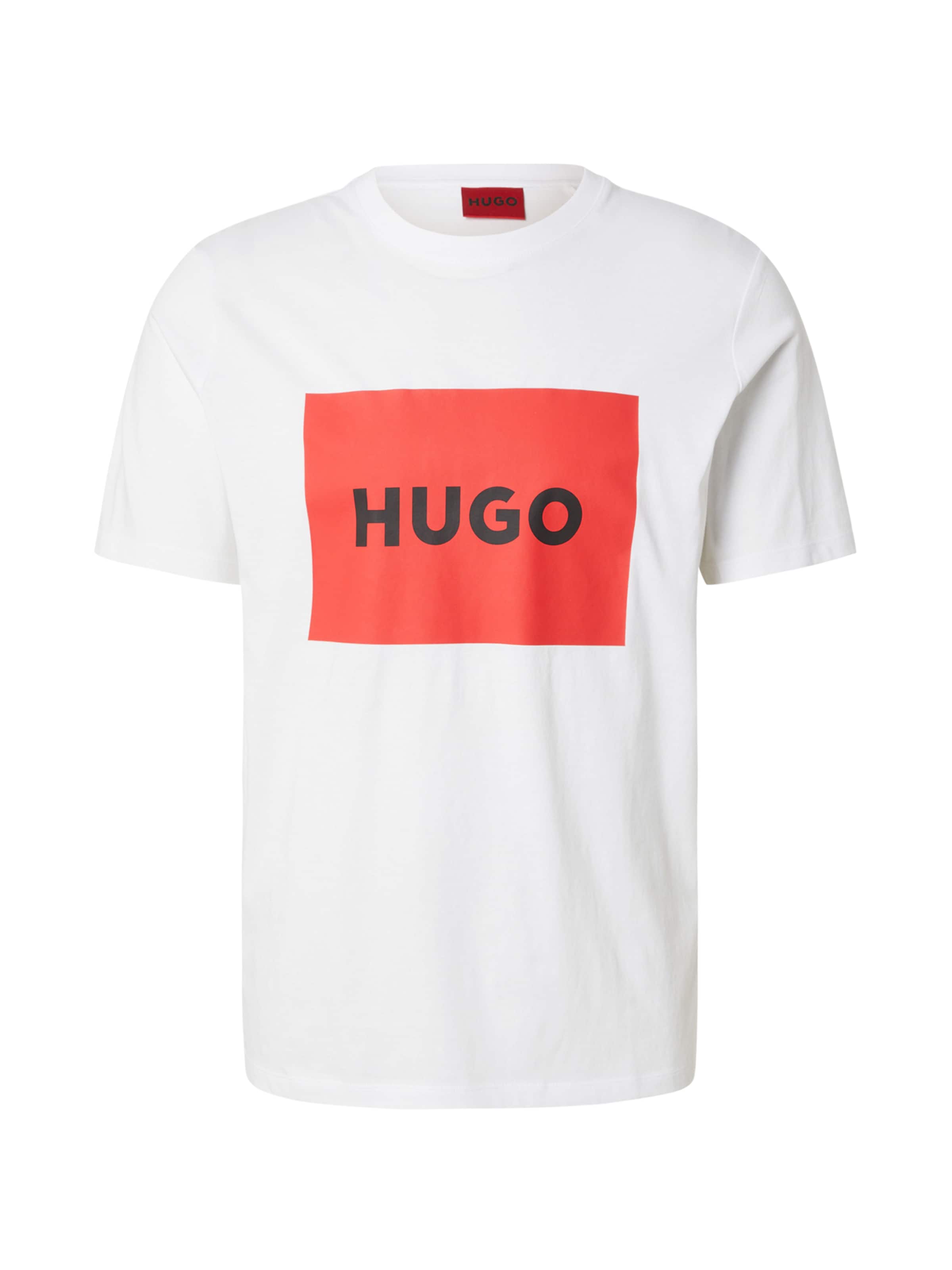 HUGO Póló 'Dulive222' - fehér: elől