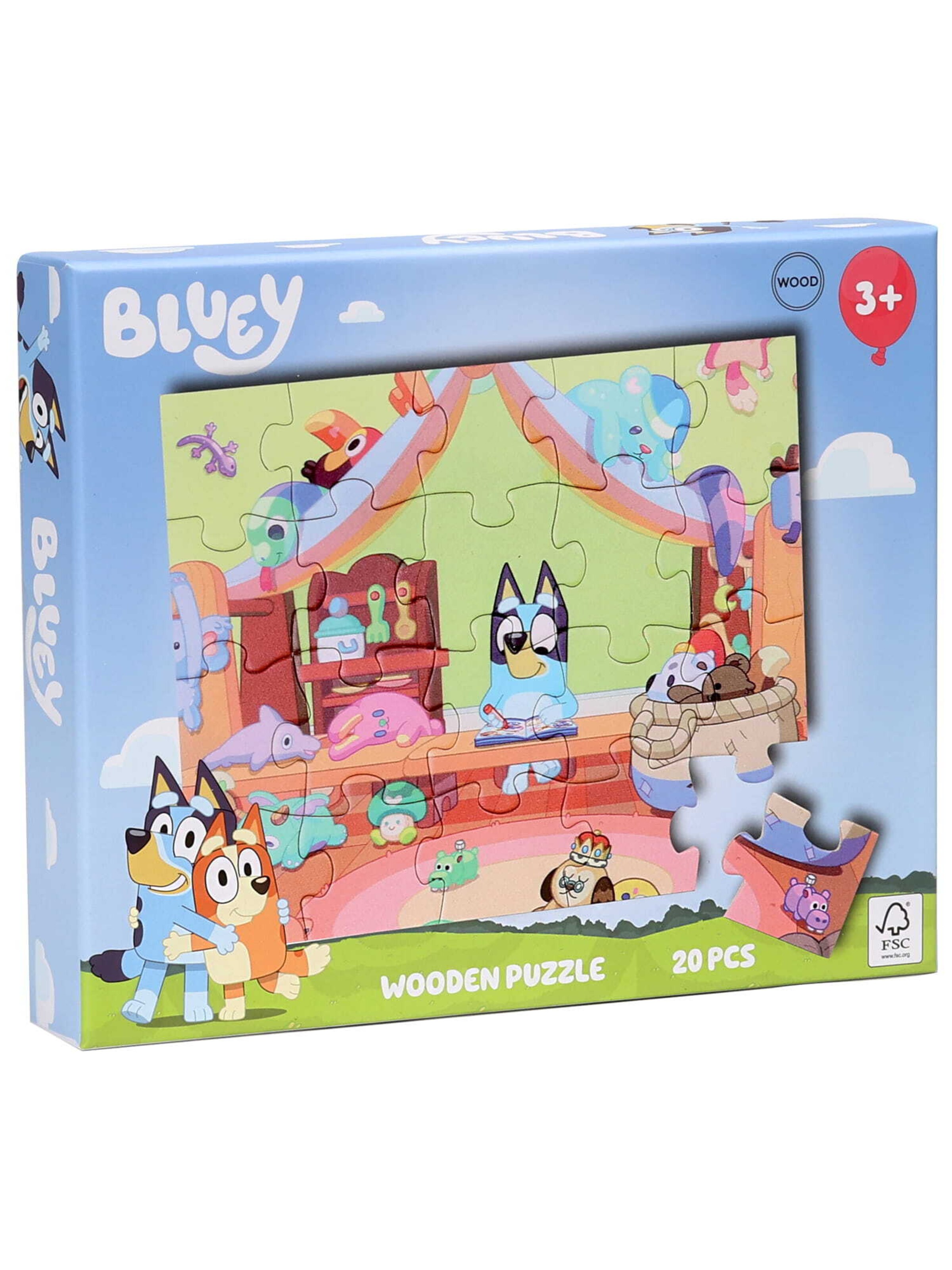 Bluey Puzzle in Grün