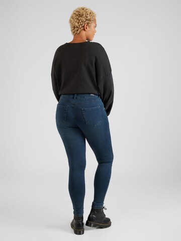 ONLY Carmakoma Skinny Jeans 'Augusta' in Blau