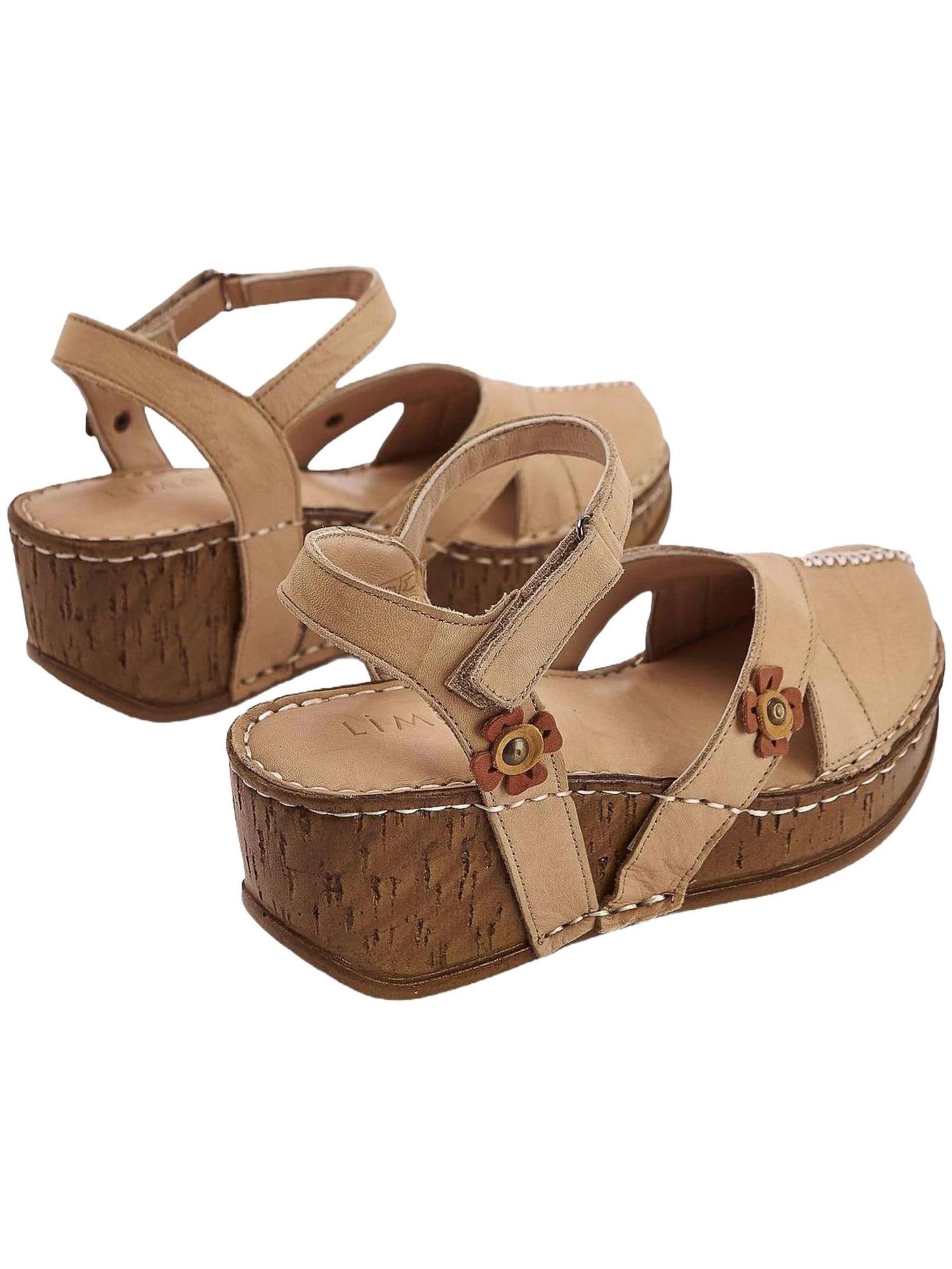 Limoya Sandals in Beige