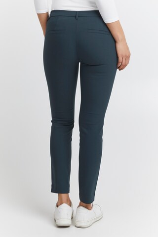 Fransa Slim fit Trousers in Blue
