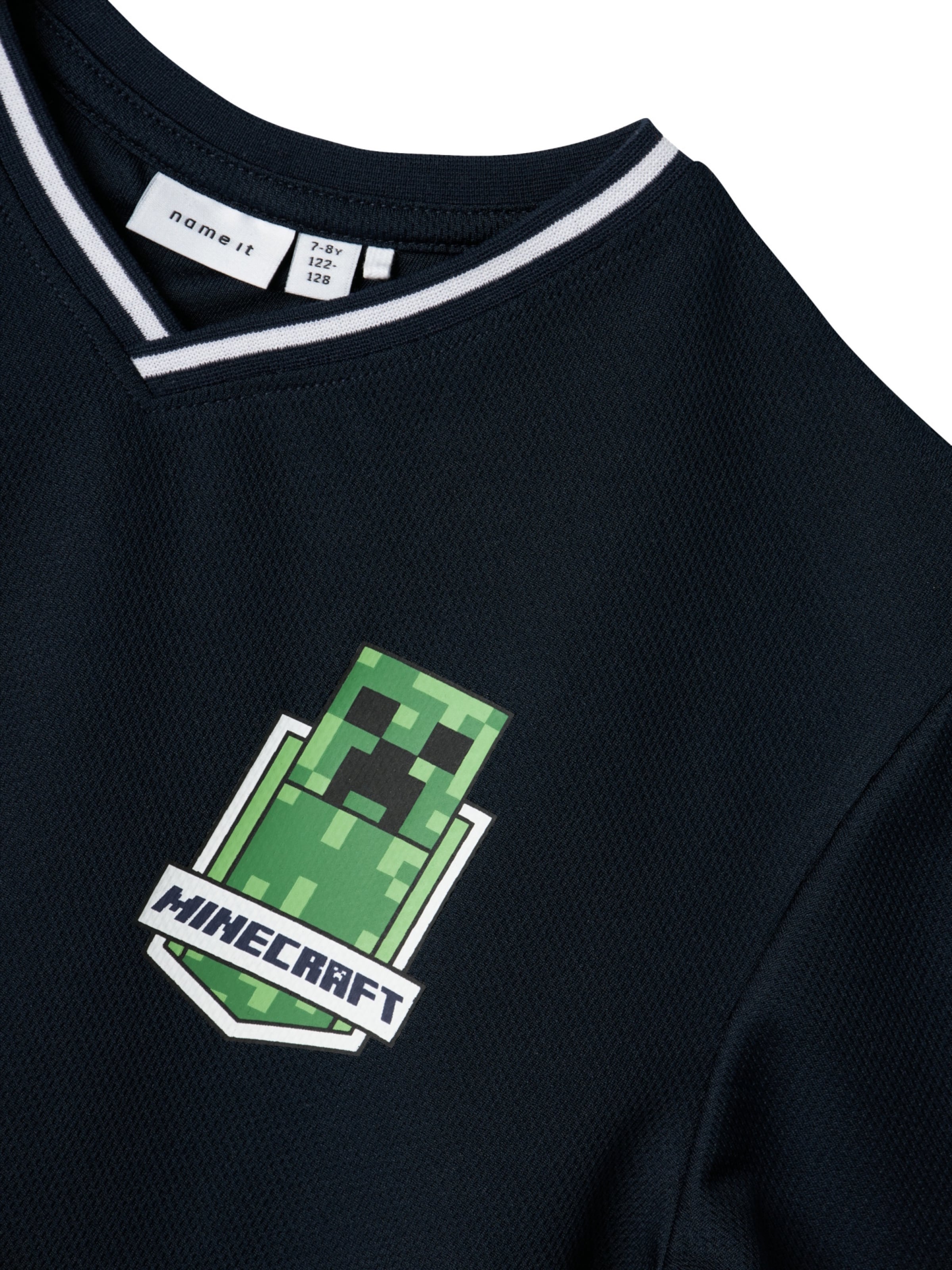 T-Shirt 'Mose Minecraft' NAME IT en bleu