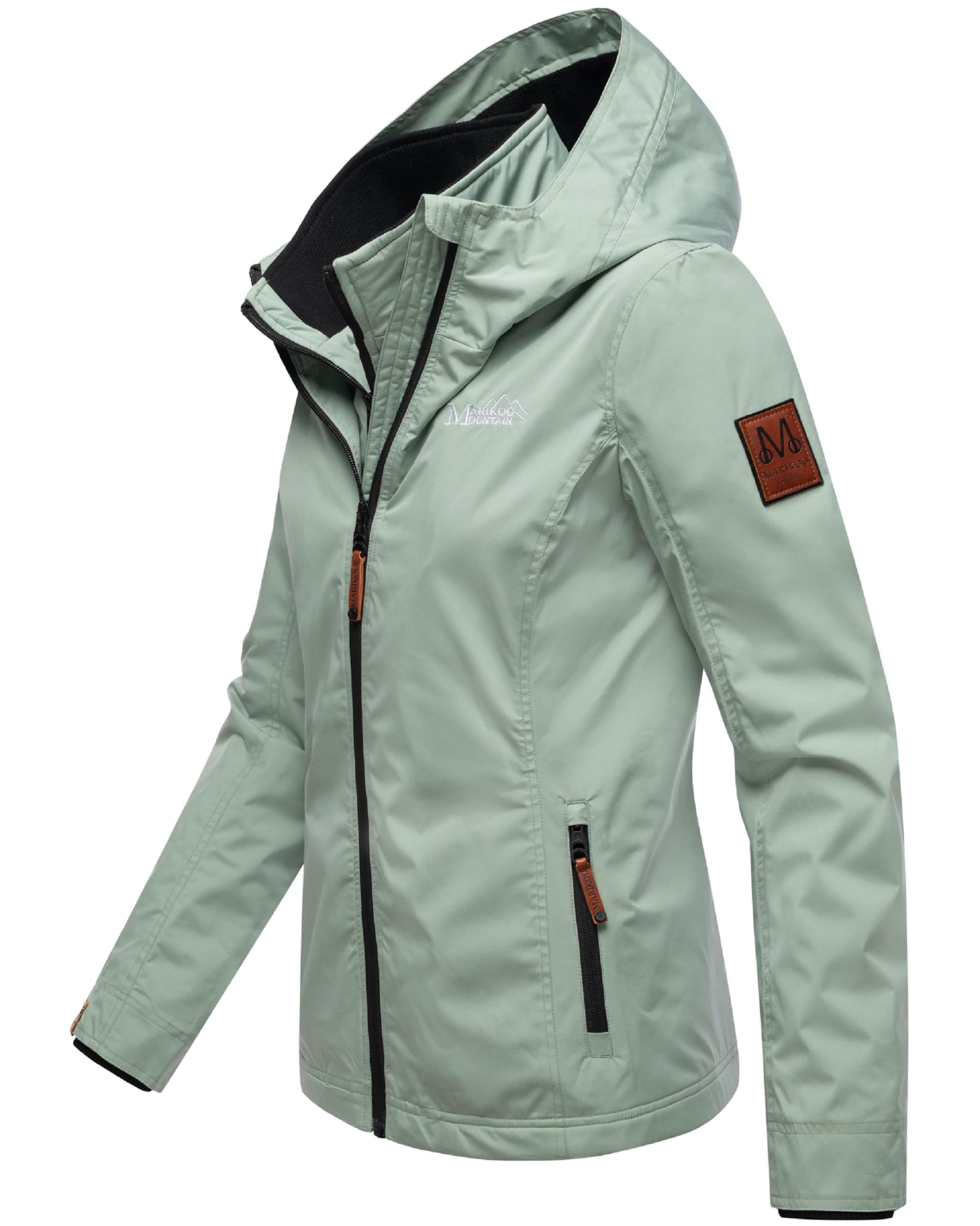 Geacă funcțională 'Erdbeere' de la MARIKOO pe verde