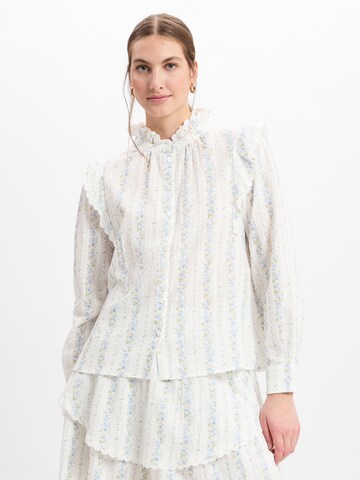 Marie Lund Blouse ' ' in White: front