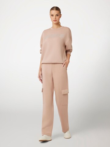 GUESS Sweatshirt 'Cecilia' in Beige