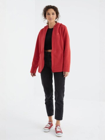 Veste en polaire Tommy Life en rouge