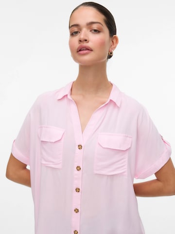 Camicia da donna 'VMBumpy' di VERO MODA in rosa