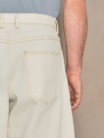 Next Wide Leg Shorts 'Jumbo' in Beige