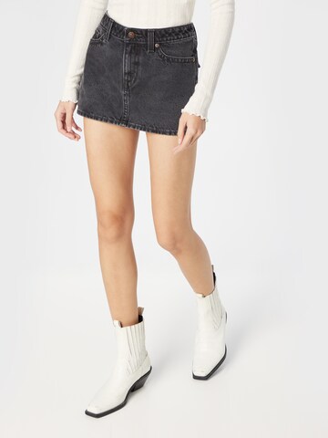 LEVI'S ® Nederdel 'XS Skirt' i sort: forside