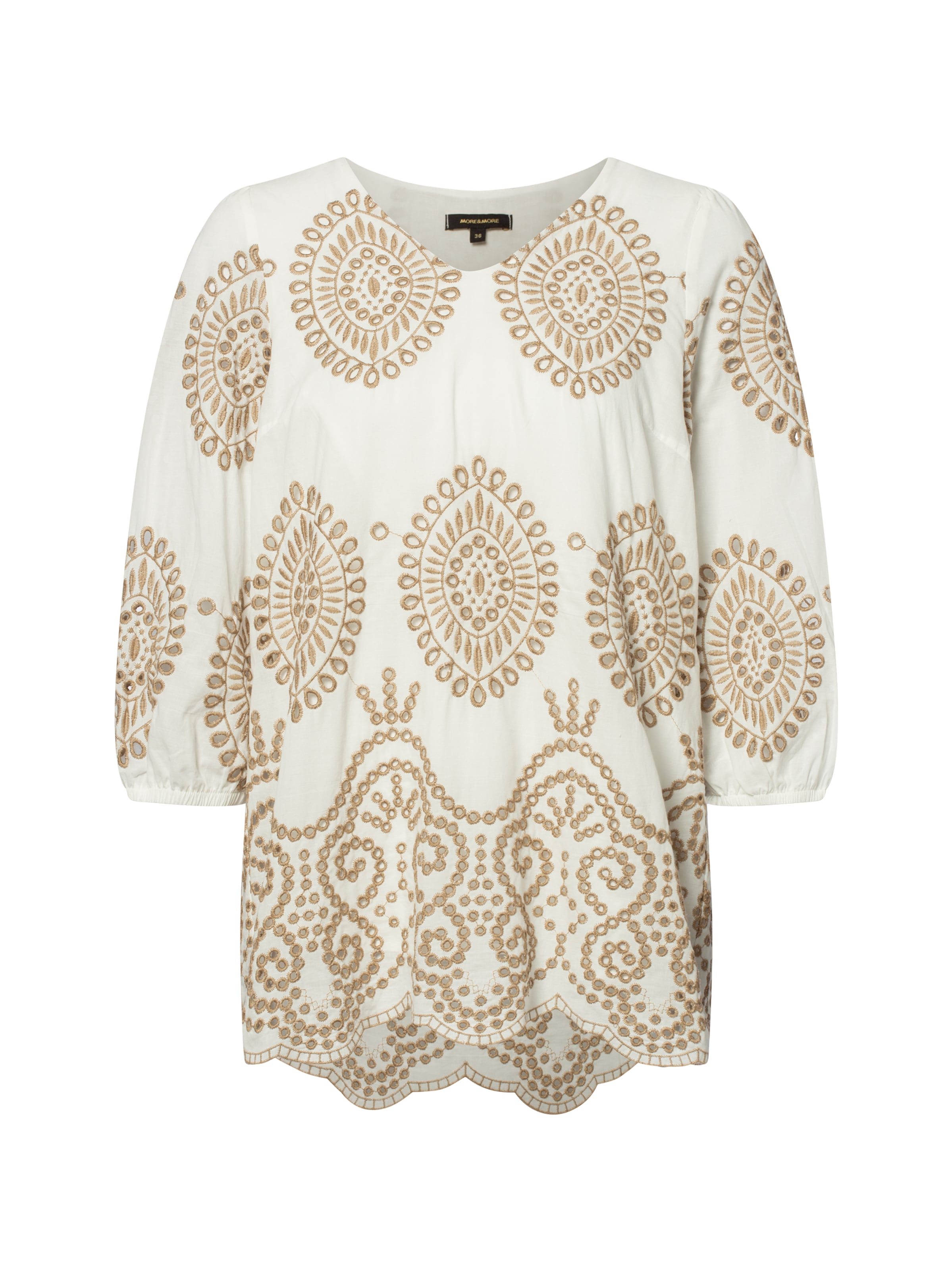 MORE & MORE Μπλούζα σε λευκό: μπροστά