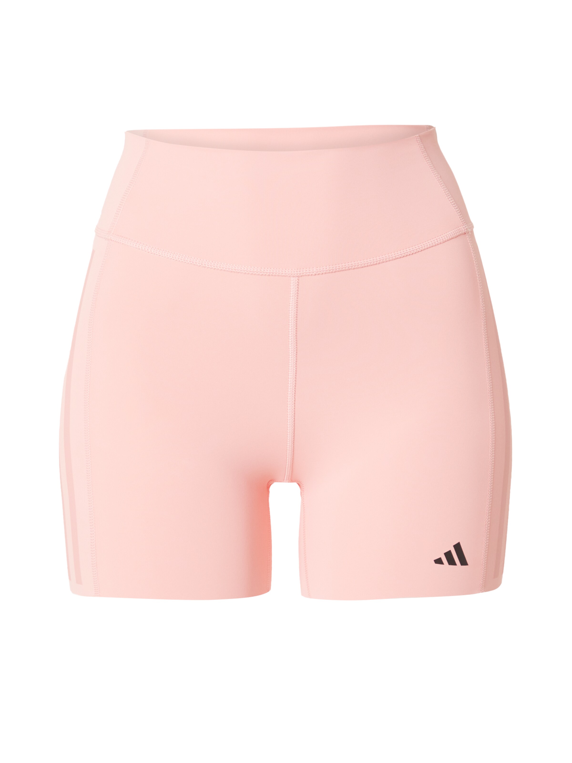 ADIDAS PERFORMANCE Skinny Workout Pants 'Optime' in Pink: front
