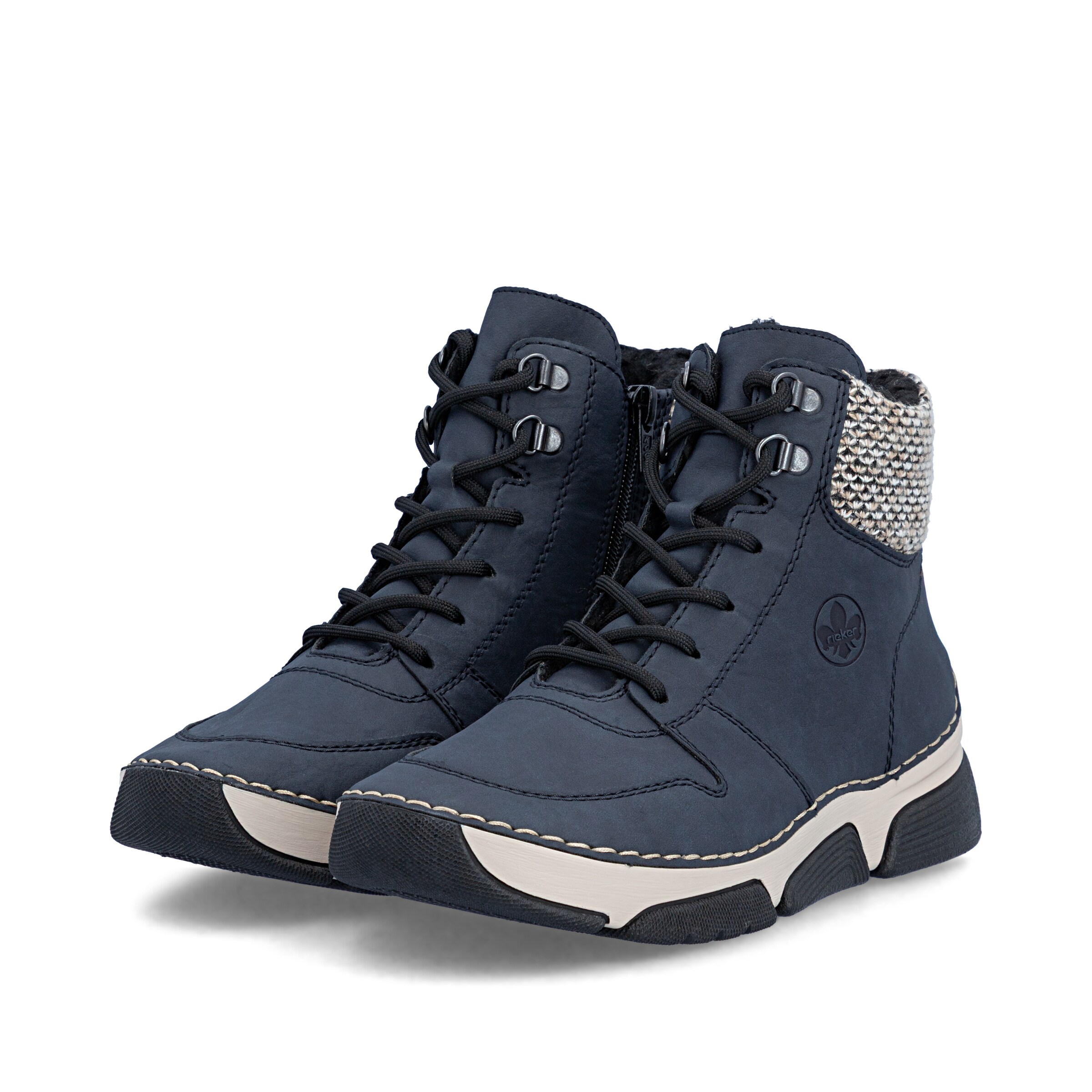 Bottines à lacets Rieker en bleu