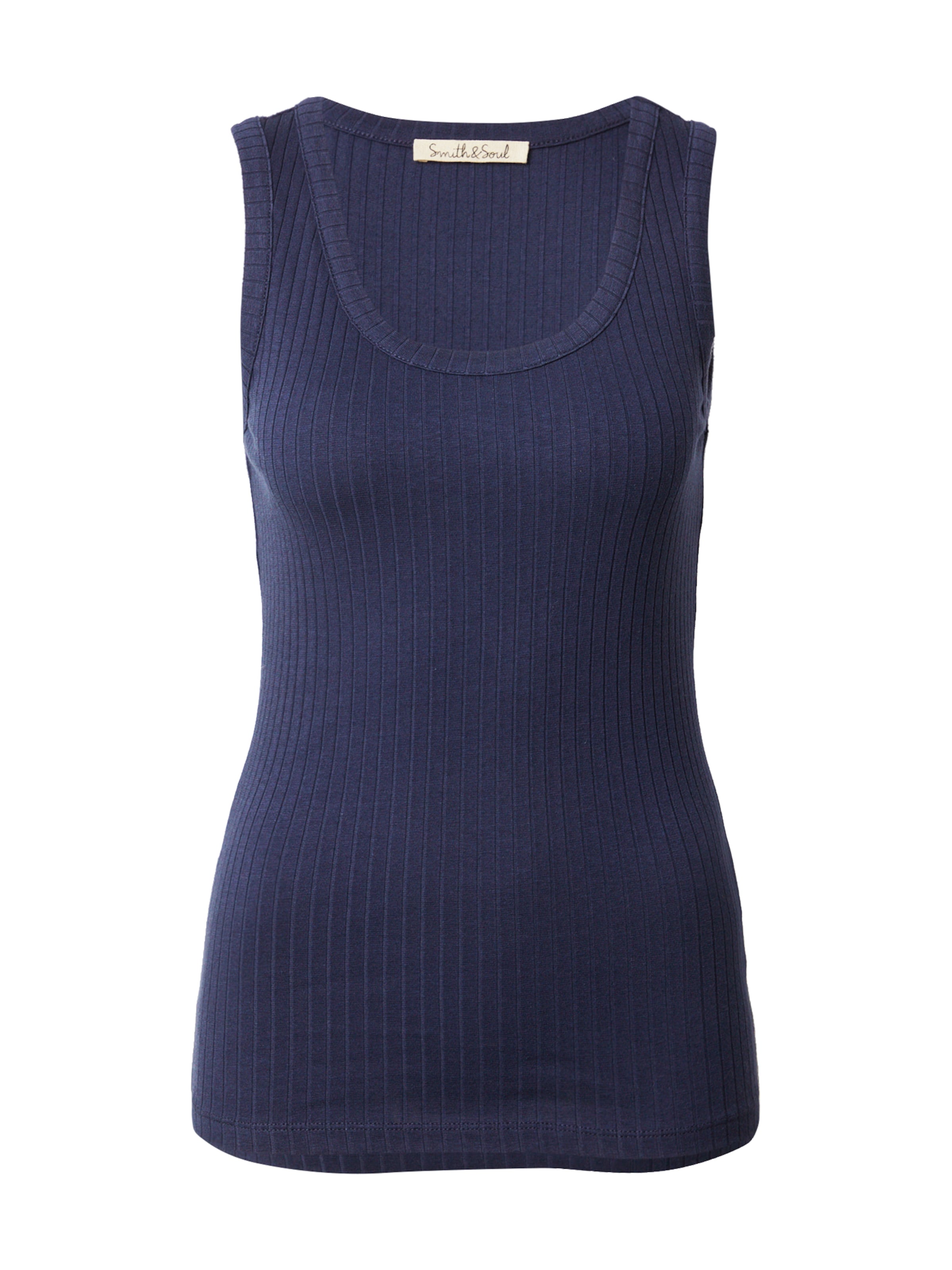 Top di Smith&Soul in blu: frontale