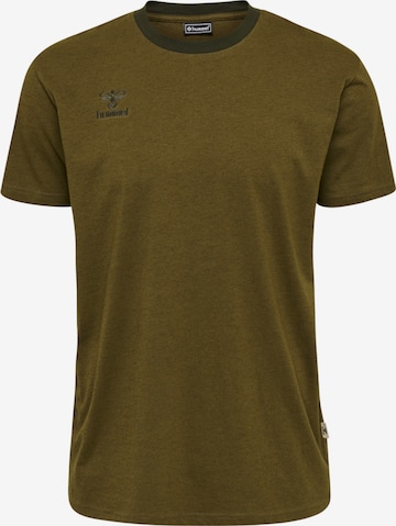 T-Shirt Hummel en vert : devant