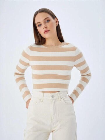 Pull-over 'Pullover' MixRay en beige