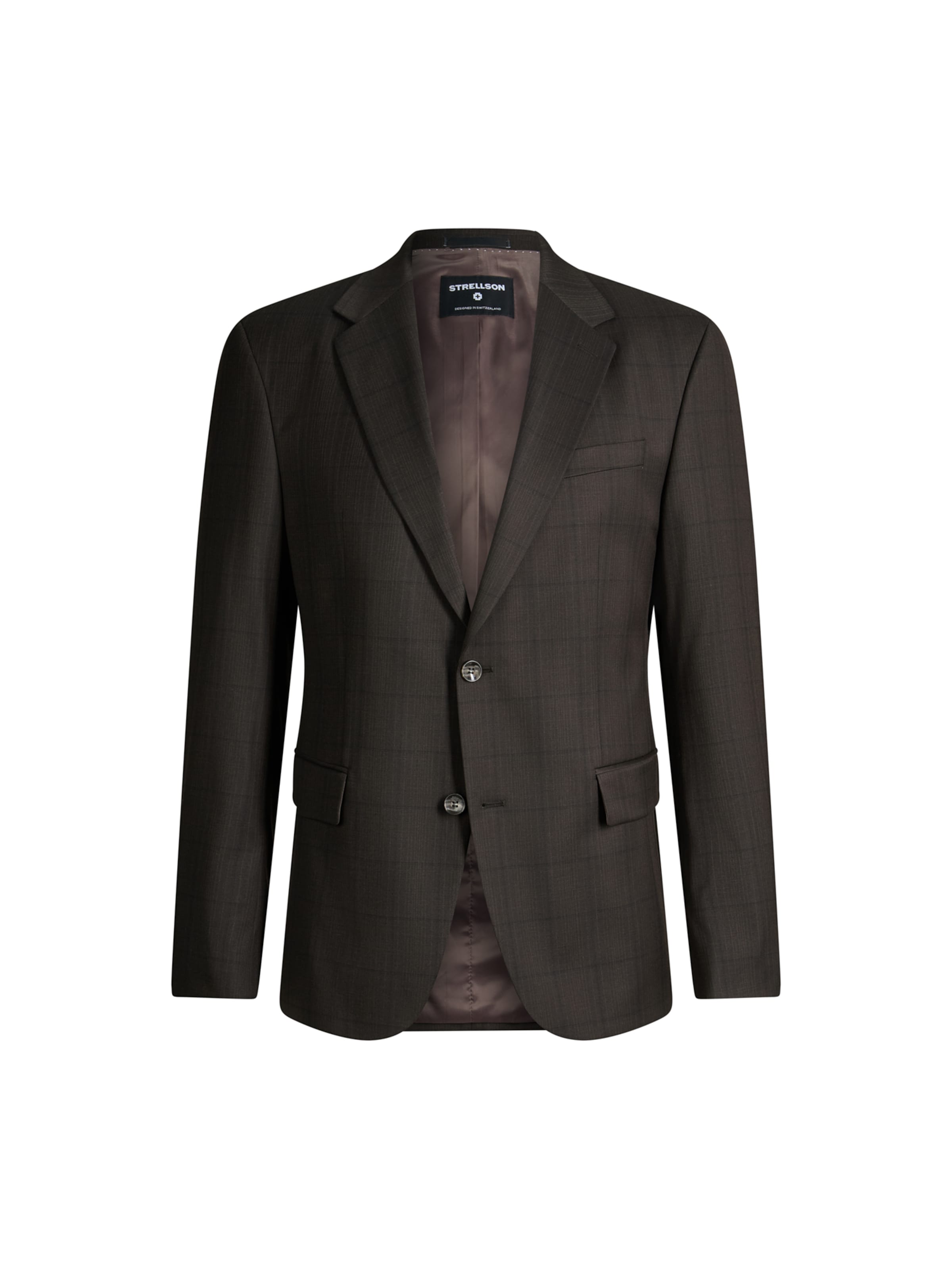 STRELLSON Slim fit Colbert in Bruin: voorkant