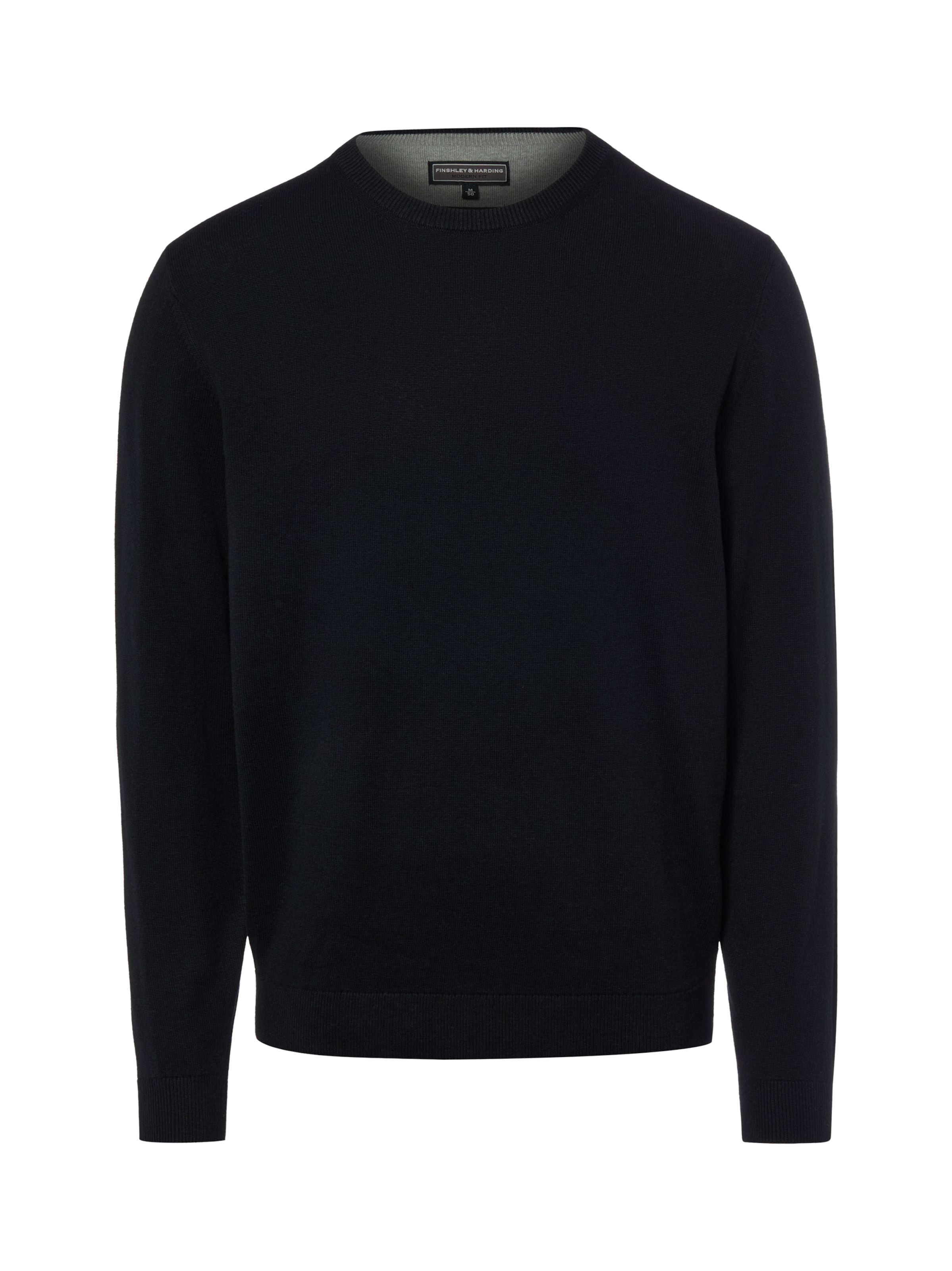 Finshley & Harding Trui in Zwart: voorkant