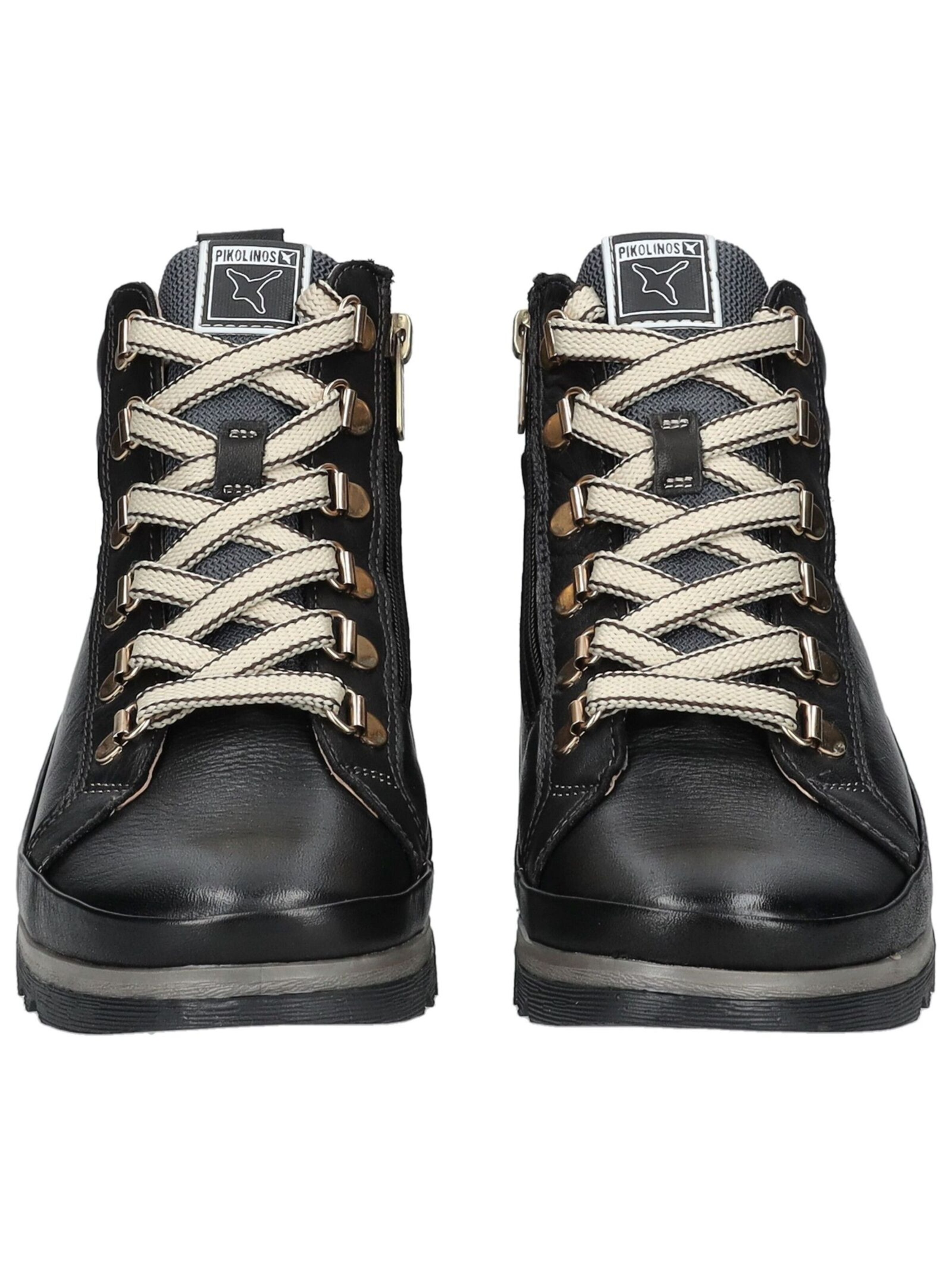 PIKOLINOS Veterlaarsjes in Zwart