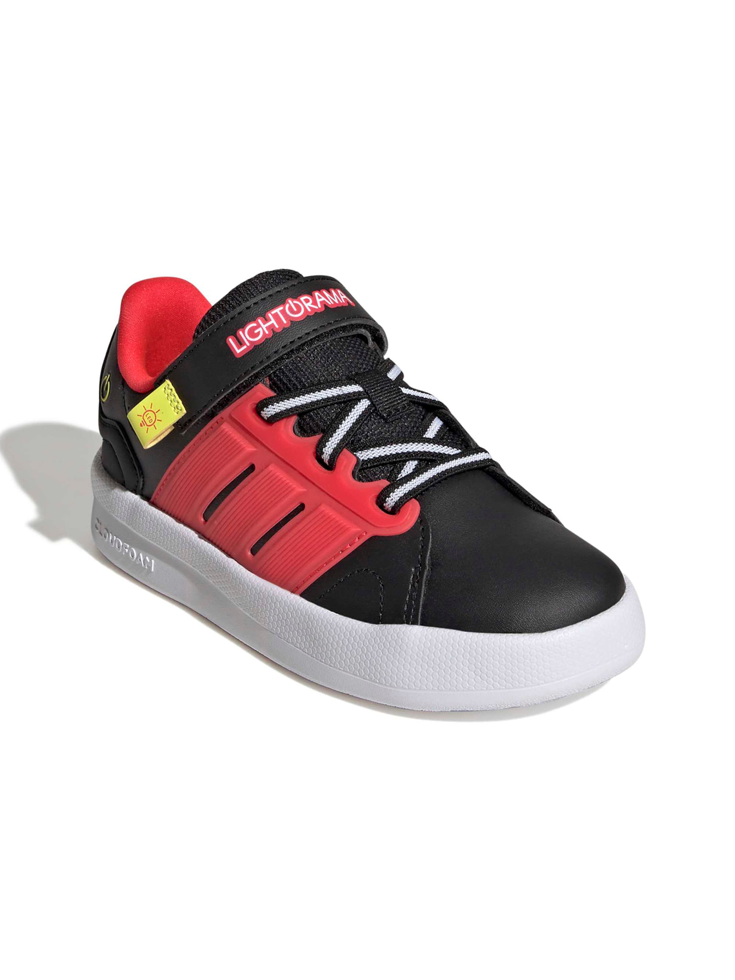 Sneaker 'LIGHTORAMA COURT' di ADIDAS SPORTSWEAR in nero: frontale