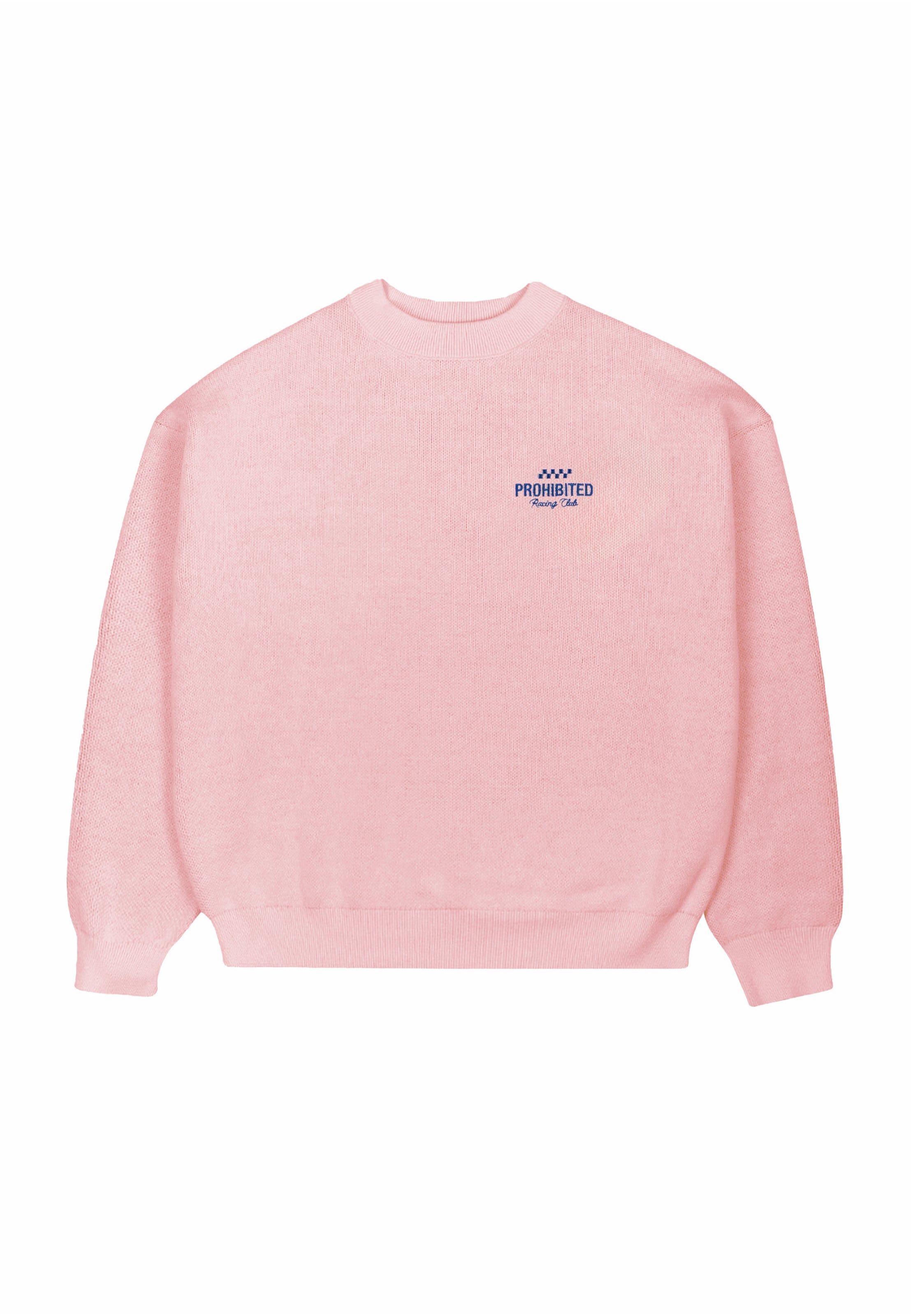 Sweat-shirt 'Vortex' Prohibited en rose : devant